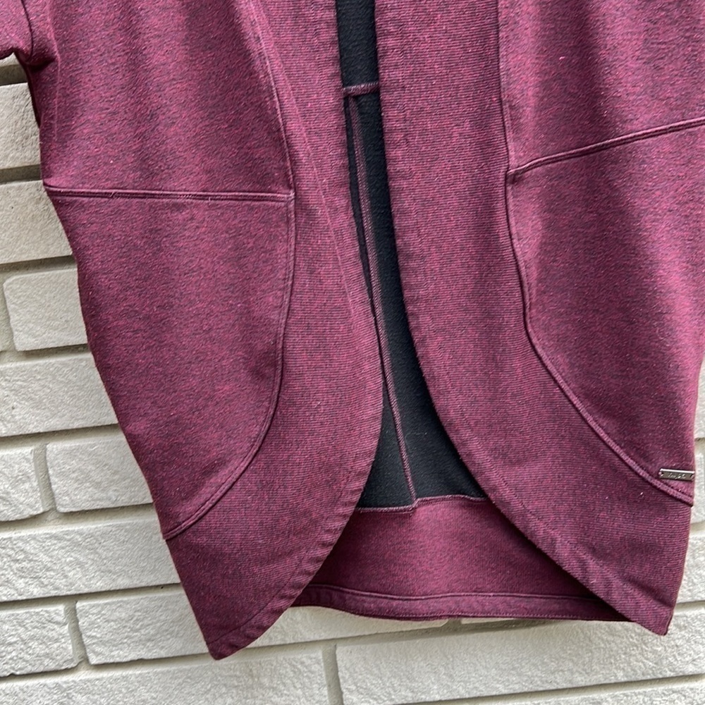 Hyba Open Cardigan with Ribbed Hem Size Small - Picture 7 of 10